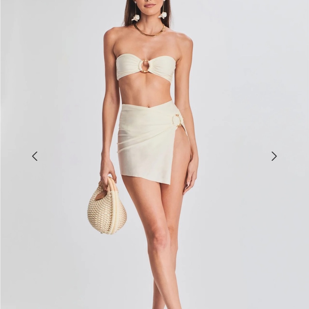 Shani Shemer Retrofete Bikini and Skirt Set